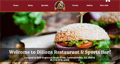 Desktop Screenshot of dillons-sportsbar.com